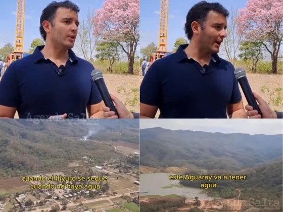 Críticas a Jarsún en Aguaray: “Vino en helicóptero, prometió solucionar el tema del agua y no pasó nada”