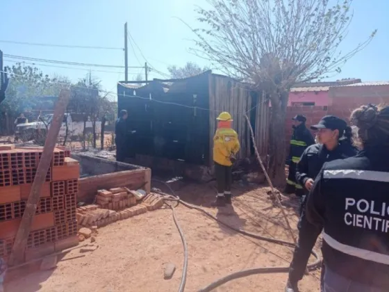 La justicia investigan las causas del incendio donde murió una salteñita y su abuelo