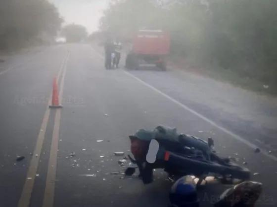 Abuelo en moto, chocó y murió a horas de la procesión del Milagro