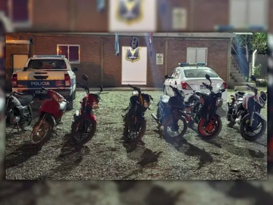 Demoraron a siete motoqueros por realizar picadas y maniobras peligrosas en la vía pública