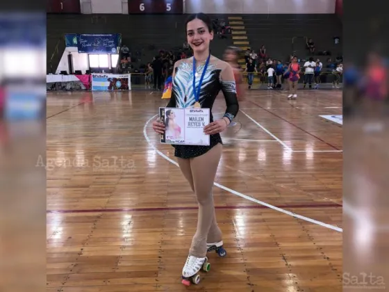 Patinadora salteña busca apoyo económico para representar a la provincia en un campeonato nacional