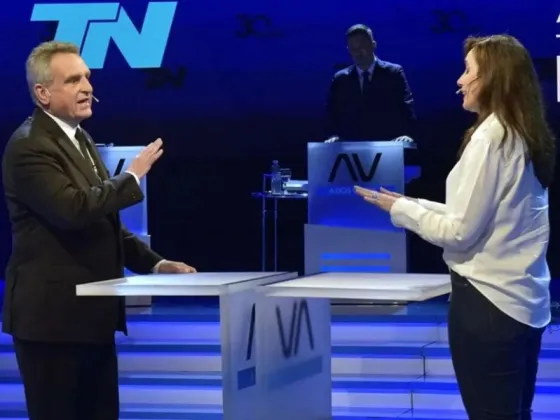 Debate de candidatos a vicepresidente: Tenso cruce entre Agustín Rossi y Victoria Villarruel