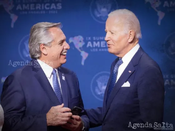 Alberto fue recibido por Biden y le mostró una foto de su hijo Francisco