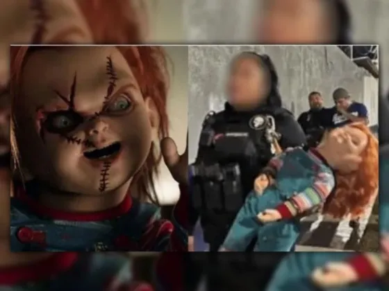 Insólito: detuvieron al muñeco maldito "Chucky" por asaltar a vecinos en una plaza