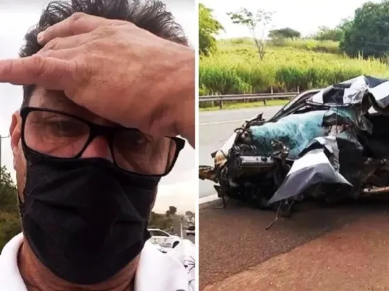 Un periodista fue a cubrir un accidente vial y se enteró en vivo de que la víctima fatal era su hijo