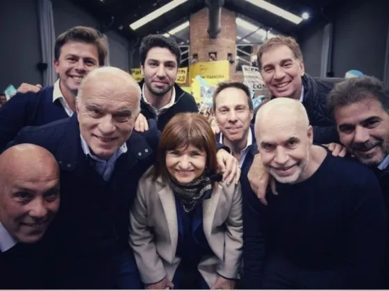 Bullrich se mostró con Larreta: el detrás de escena de la foto de unidad en un acto de campaña