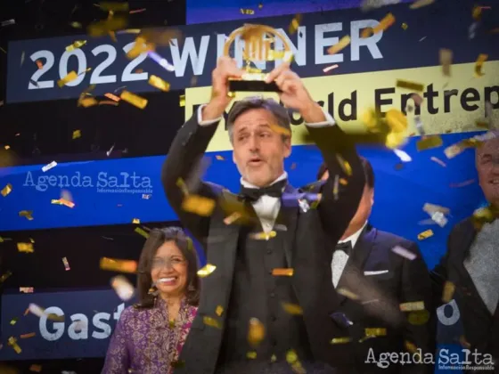 Por primera vez un argentino gana el mayor premio mundial como emprendedor del año