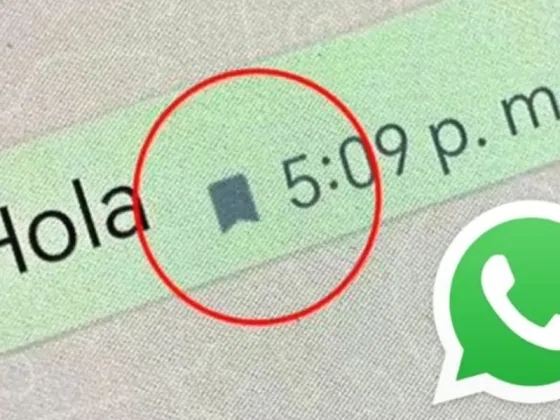 Esto significa la banderita que aparece en los mensajes de WhatsApp
