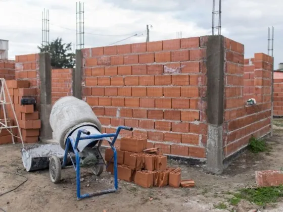 La construcción tuvo un fuerte retroceso en Agosto