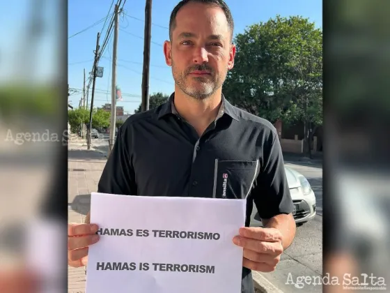 Mensaje claro de Emiliano Durand: “Hamas es Terrorismo”