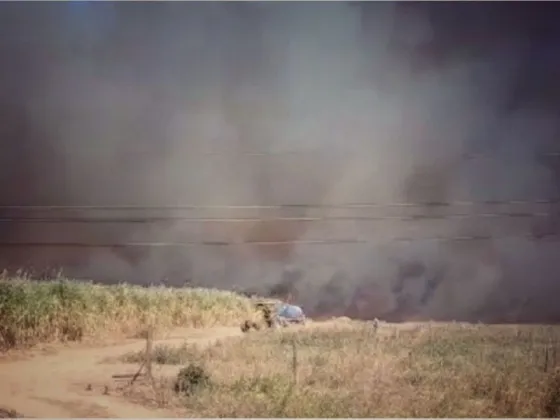 PICHANAL: Se registraron varios incendios de pastizales luego de los intensos vientos y altas temperaturas