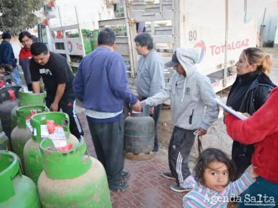 Distribución de la Garrafa Social en la ciudad: martes 10 de octubre