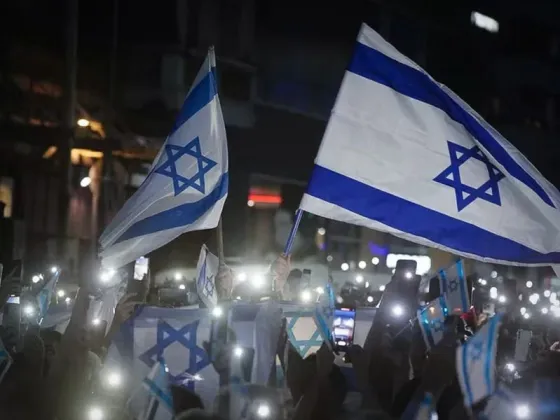 Una multitud se movilizó para repudiar el ataque de Hamas contra Israel: “Al terrorismo le vamos a decir que no”