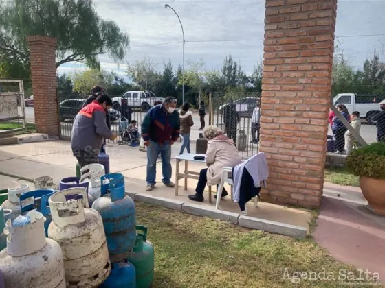 Distribución de la Garrafa Social en la ciudad: miércoles 11 de octubre