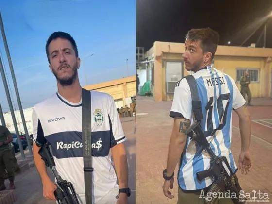 "No tengo miedo, la victoria será para Israel": el soldado argentino que combate con la camiseta y el mate