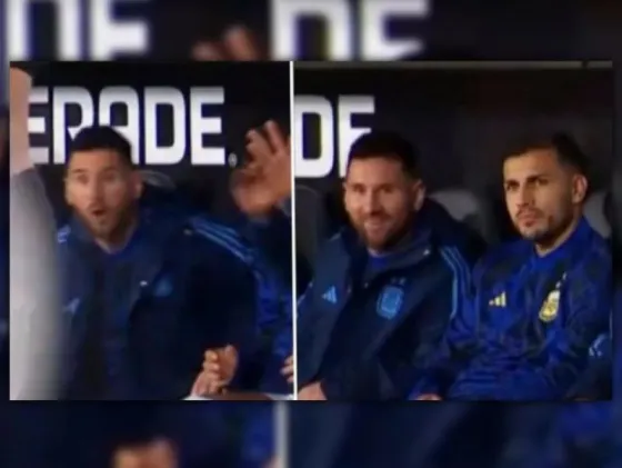 La imperdible reacción de Lionel Messi en el gol de Nicolás Otamendi