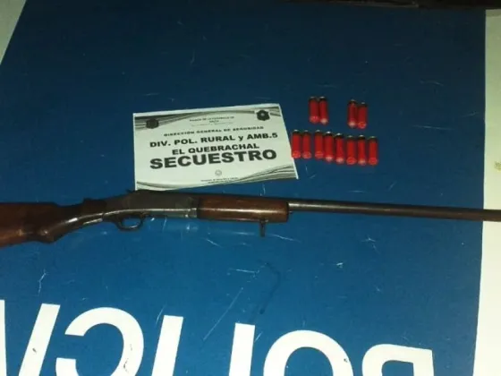 En un control policial la Policía secuestró un arma de fuego