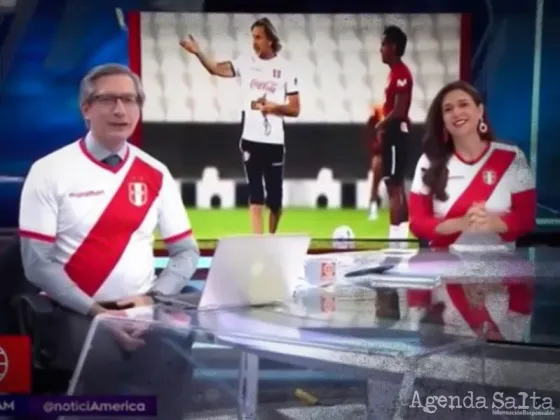 Noticieros viven los previos al Perú vs Australia: Conductores vistieron emocionados la bicolor