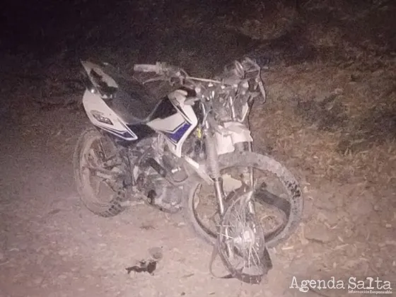 Chicoana: Murió tras caer de su motocicleta en un camino rural