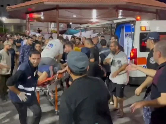 Cientos de muertos en un hospital en Gaza: Israel dijo que la explosión fue causada por un cohete fallido de la Yihad Islámica