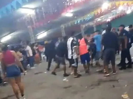 Tiroteo y caos en una carpa de Campo Quijano