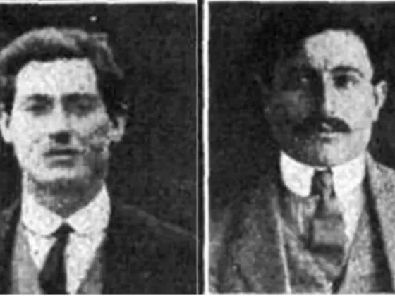 Giovanni Bautista Lauro, de 24 años, y Francisco Salvatto, de 27: los últimos condenados en ser ejecutados en la Argentina