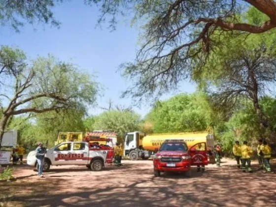 Importantes progresos en el control del incendio en Cafayate