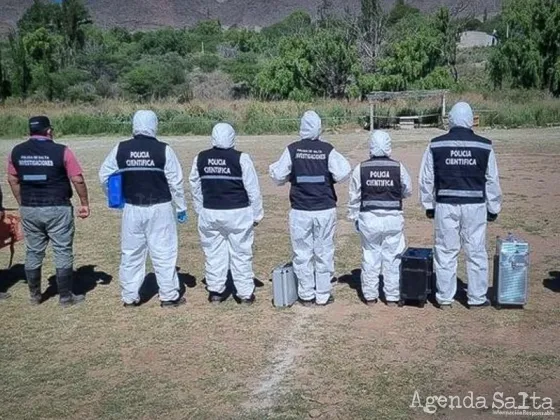 Hallan restos humanos a solo metros de una cancha de fútbol