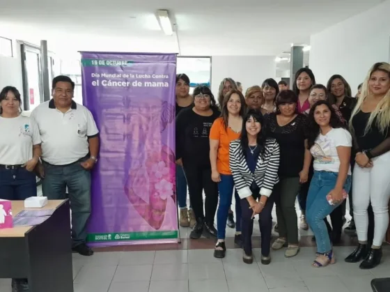 En el Registro Civil se concientizó sobre el Cáncer de Mama