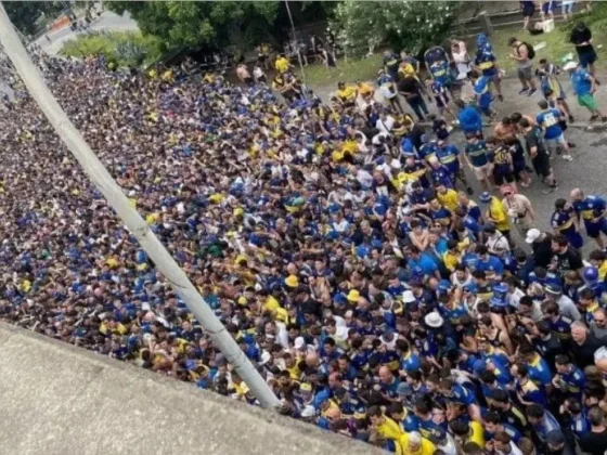 Incidentes en el ingreso de los hinchas de Boca al Maracaná