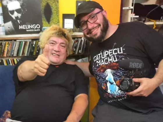 Reapareció el Pity Álvarez: grabó cuatro canciones para un documental
