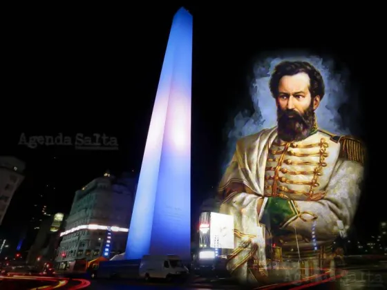 Iluminarán el Obelisco para conmemorar el aniversario de la muerte de Güemes