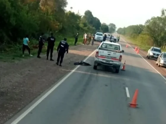 Se investiga el hallazgo de un hombre sin vida en la ruta Nacional 50