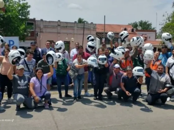 Motociclistas metanenses fueron concientizados en conducción responsable