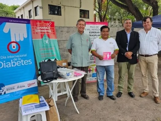 Con una feria de promoción y prevención se conmemoró el Día Mundial de la Diabetes