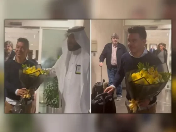 Marcelo Gallardo llegó a Arabia Saudita para asumir como DT del Al Ittihad y tuvo un recibimiento especial