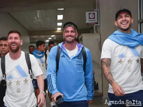 La Selección fue recibida por una multitud en Brasil al grito de “Muchachos” y “Dale campeón”