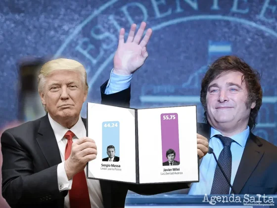Donald Trump llamó a Javier Milei para felicitarlo por el triunfo