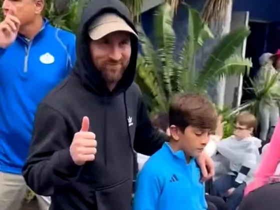 Lionel Messi revolucionó Disney en sus vacaciones junto a Antonela Roccuzzo