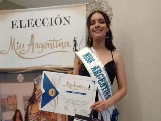Lucía Gordillo es la nueva Miss Argentina
