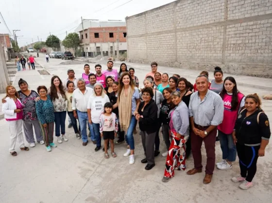 Bettina Romero: “Cumplimos con obras que transforman la calidad de vida de cientos de familias del B° La Cerámica”