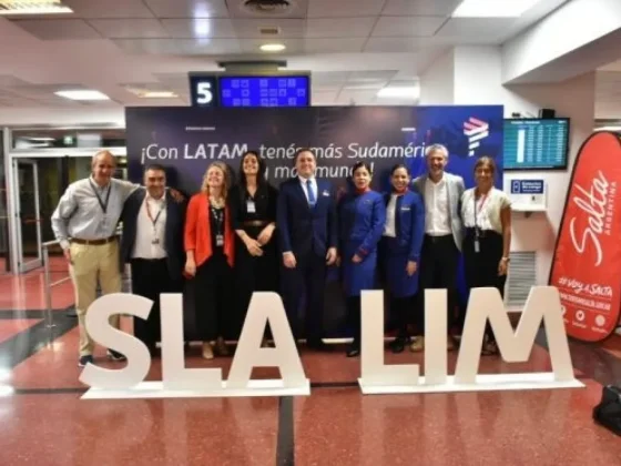 Vuelo Lima – Salta: Latam realizó su vuelo directo inaugural