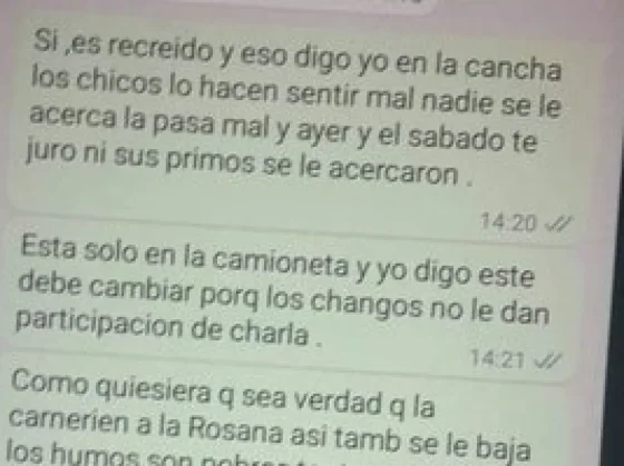 Controversia en un pueblo por chats que se viralizaron