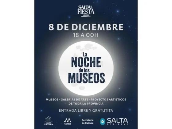 Llega la Noche de los Museos: 43 espacios culturales abren sus puertas