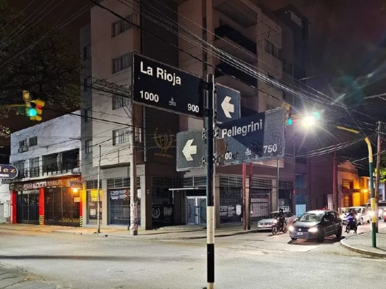 El Gobierno de la Ciudad colocó nuevas luminarias LED en calles La Rioja y San Luis