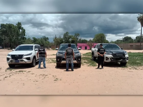 Se recuperaron tres camionetas que habían sido sustraídas en Buenos Aires