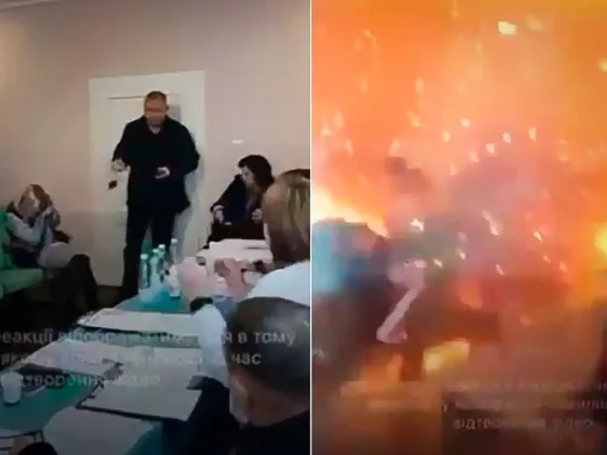 Un diputado ucraniano arrojó granadas durante una reunión y dejó 26 heridos