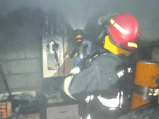 Dos incendios durante el apagón en Salta