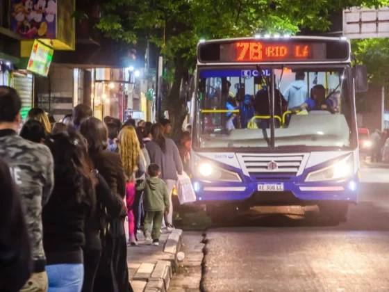 Volvió el servicio nocturno de SAETA