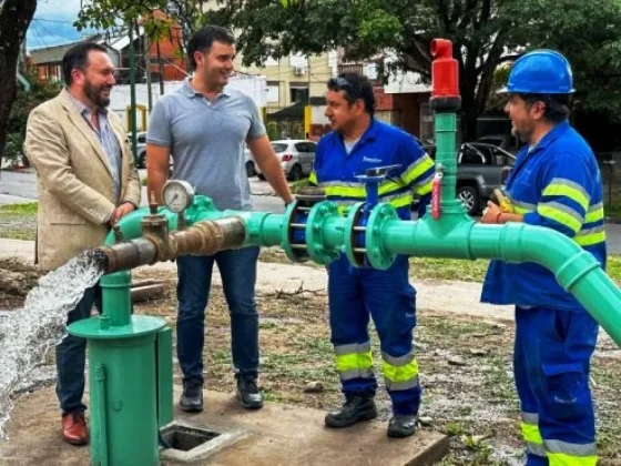 El Gobierno puso en funcionamiento un nuevo pozo de abastecimiento de agua potable para Tres Cerritos